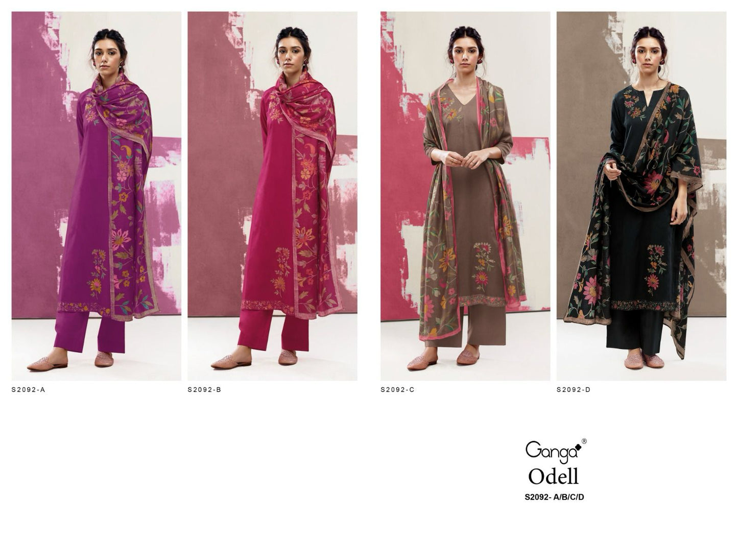 Odell 2092 Ganga Premium Plazzo Style Suits