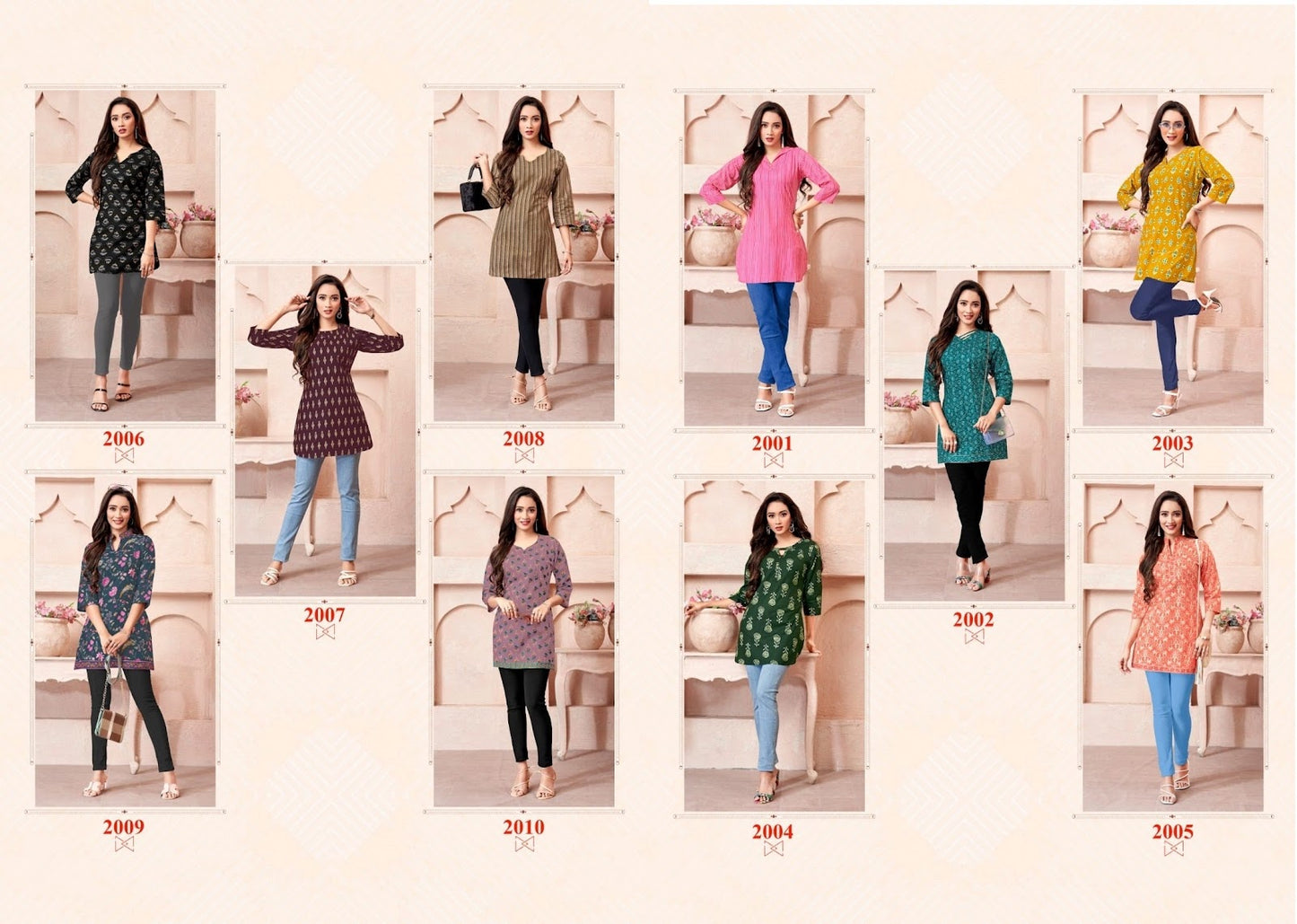 Omisha Vol 2 Balaji Short Kurtis
