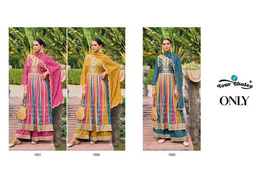 Only Your Choice Chinon Pakistani Readymade Suits