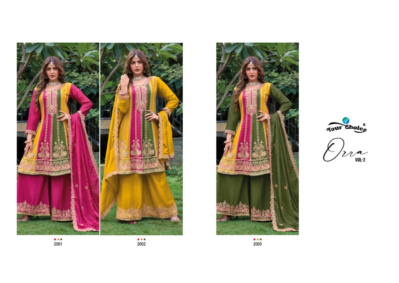 Orra Vol 2 Your Choice Chinon Pakistani Readymade Suits