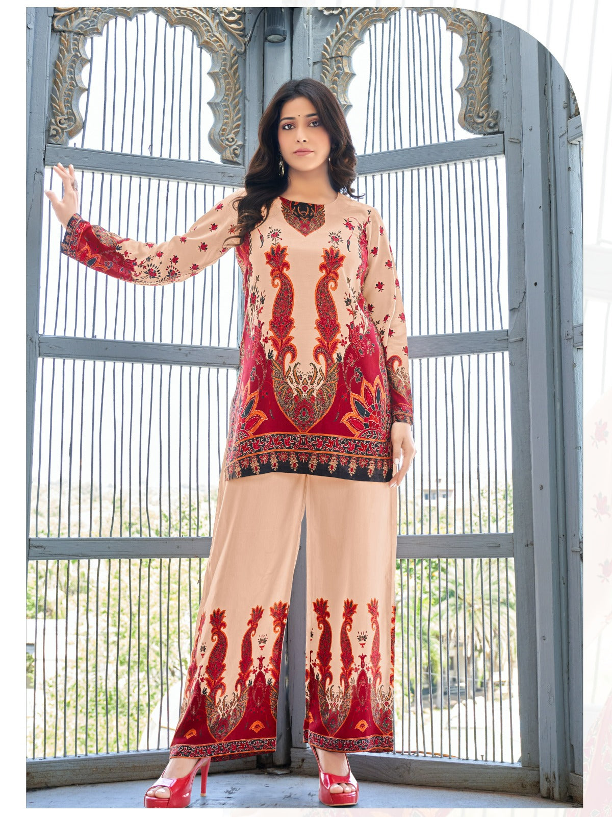 Pakistani Style V.Raaji Co Ord Set