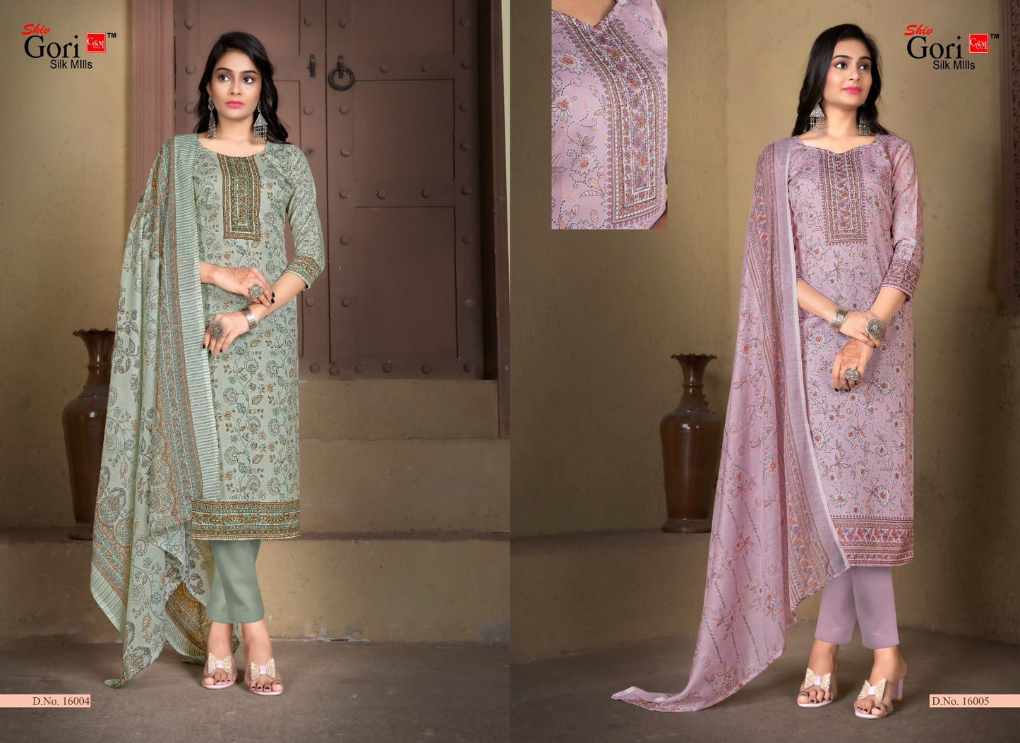 Pakizaa Vol 16 Shiv Gori Silk Mills Cotton Pant Style Suits