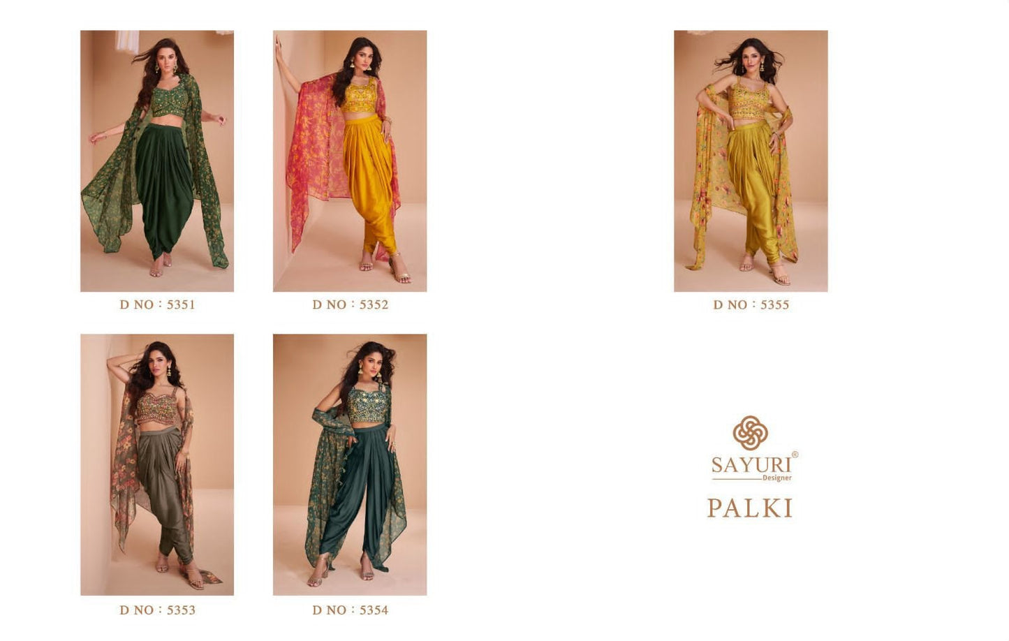 Palki Sayuri Silk Indo Western Pair