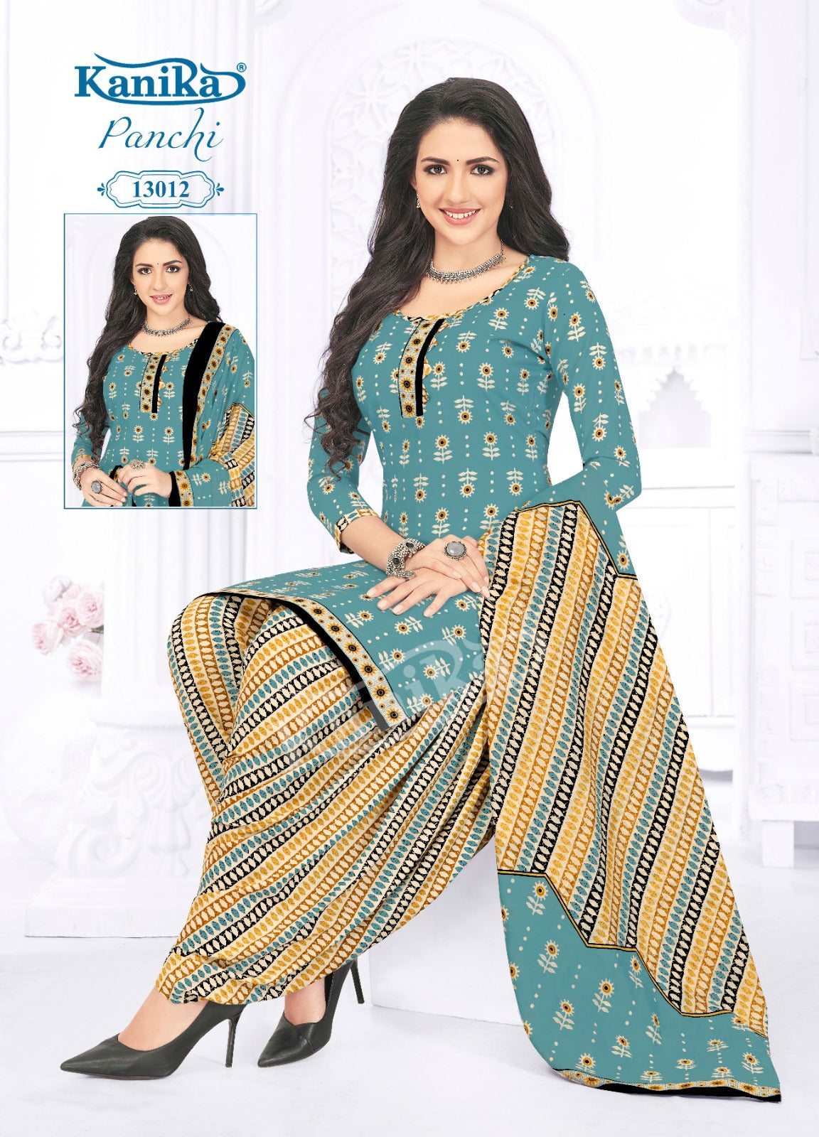Panchi Vol 13 With Lining Kanika Readymade Cotton Patiyala Suits