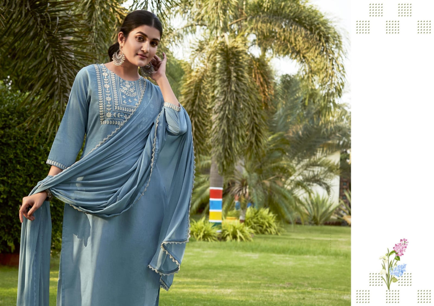 Pari-2 Sbs Mal Cotton Readymade Pant Style Suits