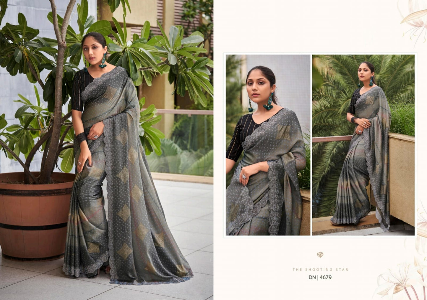 Paridhi 5D Designer Chiffon Sarees