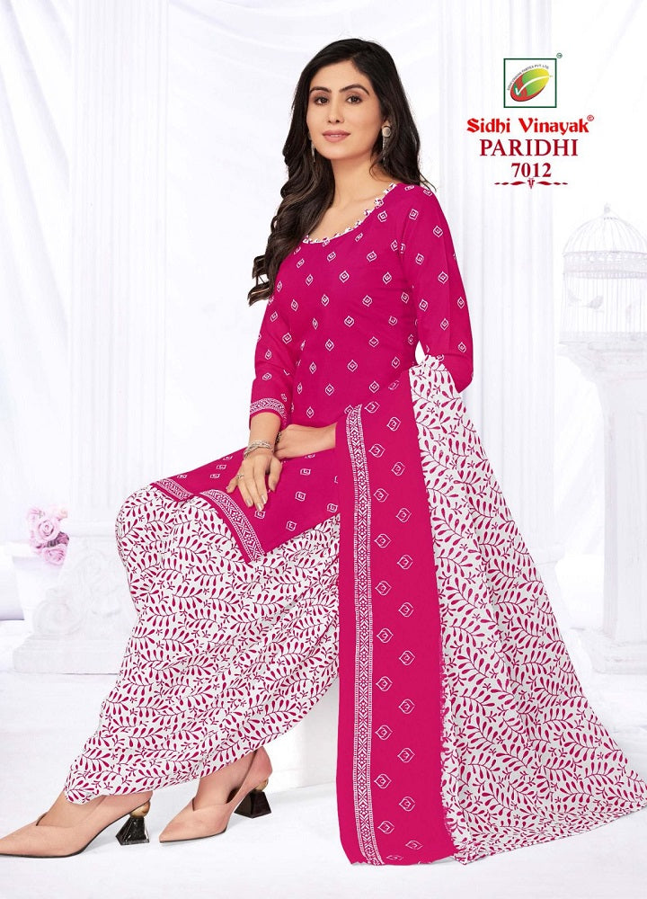 Paridhi Vol 7 With Inner Sidhi Vinayak Readymade Cotton Patiyala Suits