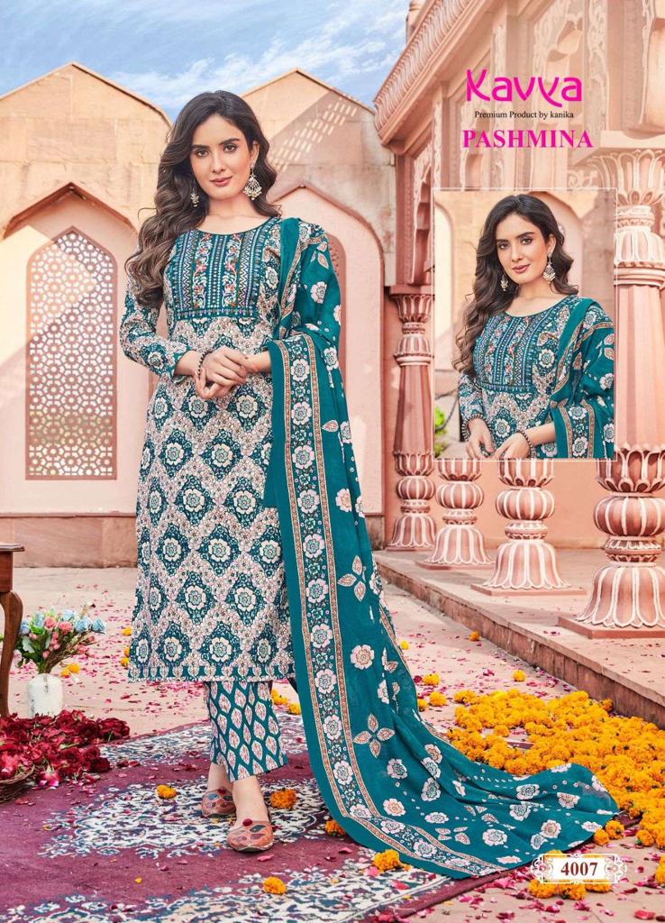 Pashmina Vol 4 Kavya Cotton Readymade Pant Style Suits