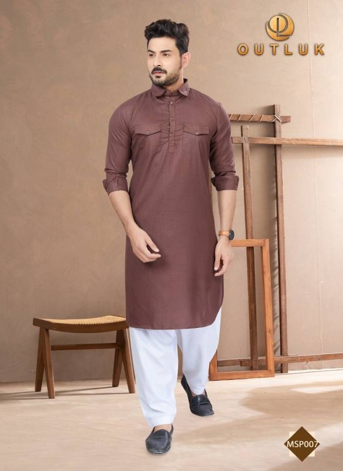 Pathani-1-2212 Outluk Cotton Mens Kurta Pajama