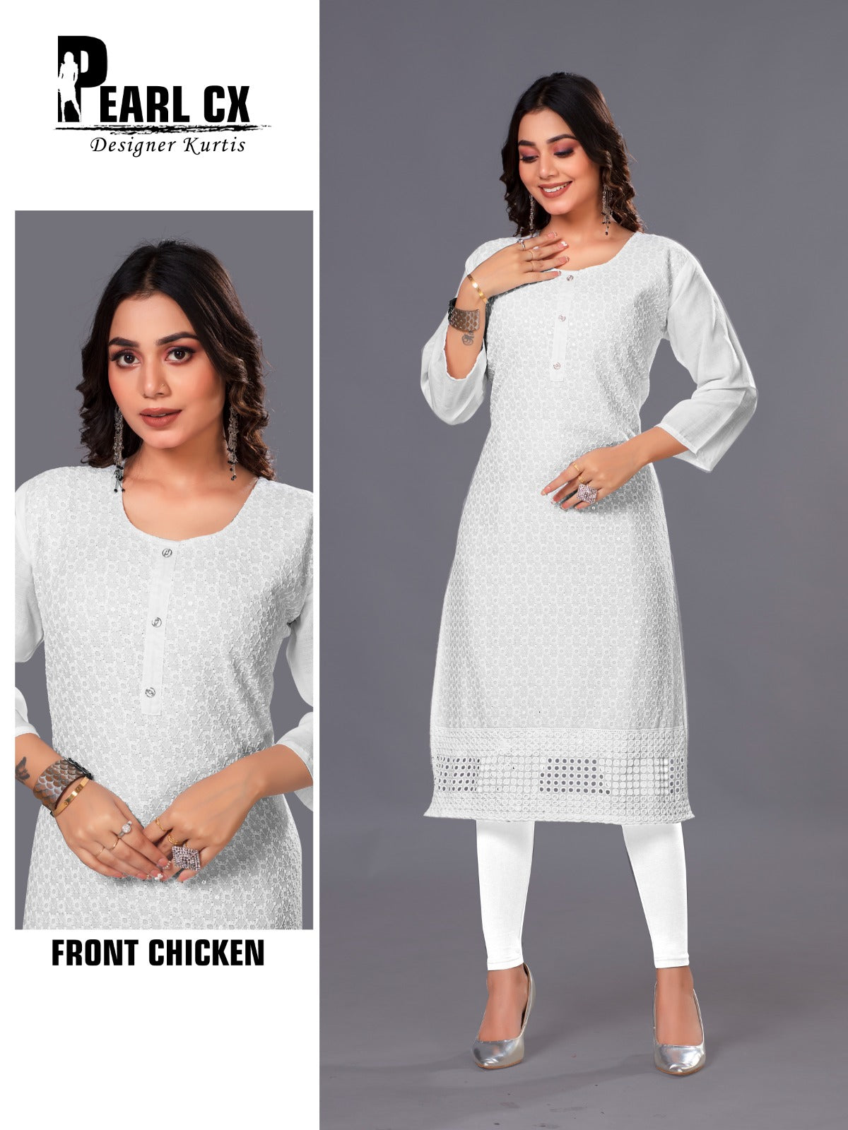 Pearl Cx Premnath Long Straight Kurti