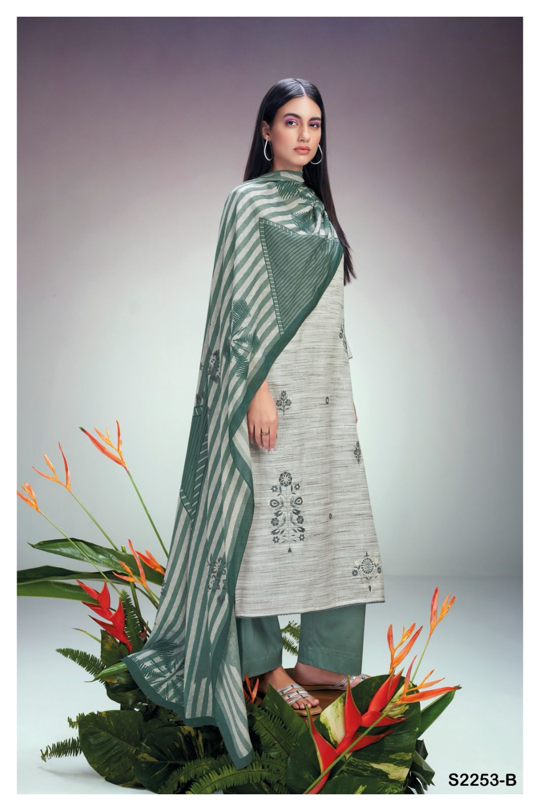 Piumi 2253 Ganga Cotton Plazzo Style Suits