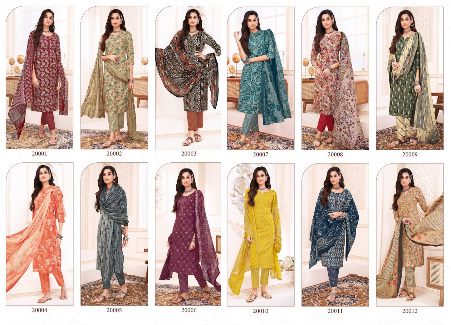 Poshak Vol 2 Suryajyoti Cotton Readymade Pant Style Suits