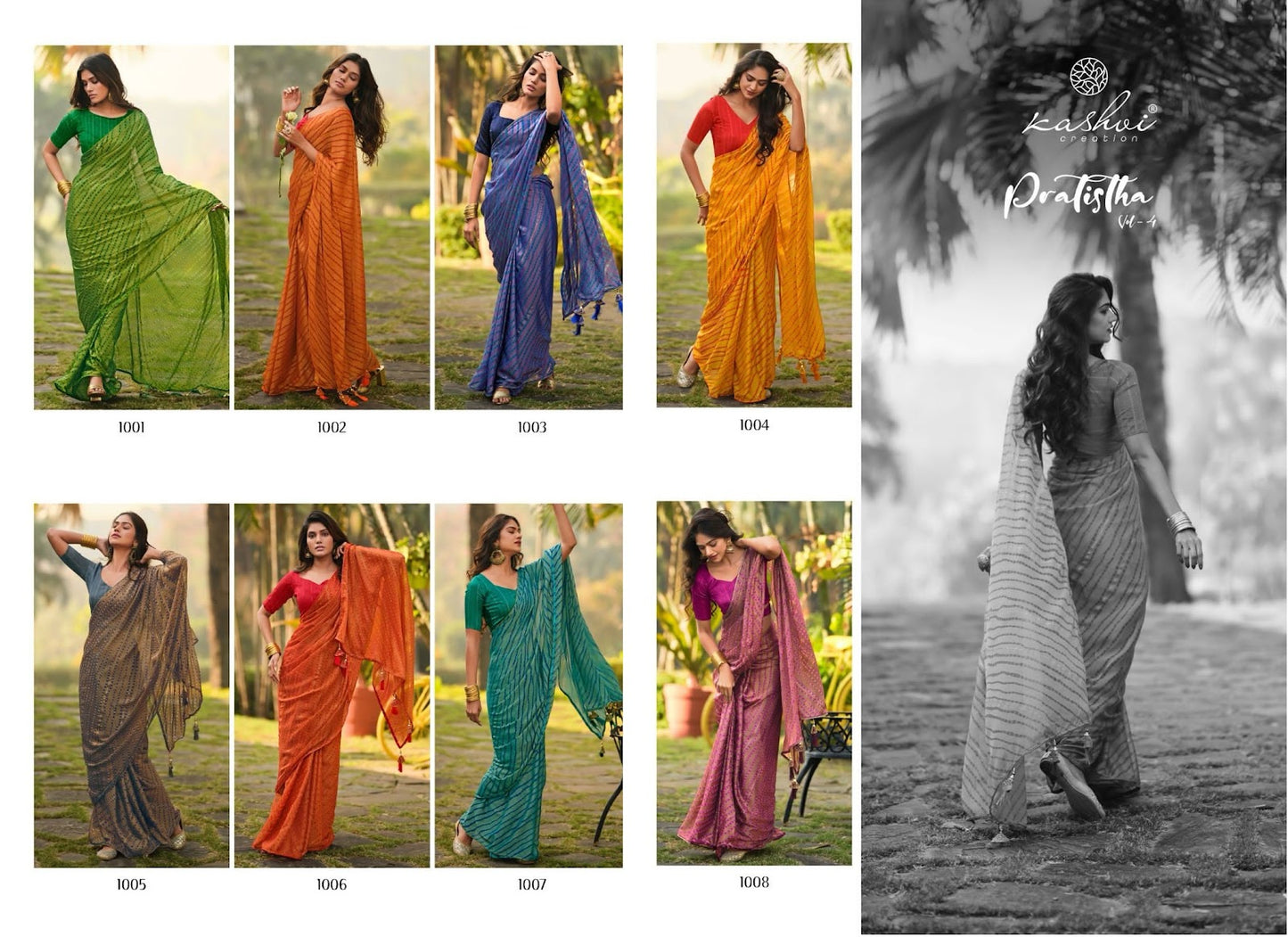 Pratistha Vol 4 Kashvi Creation Brasso Sarees