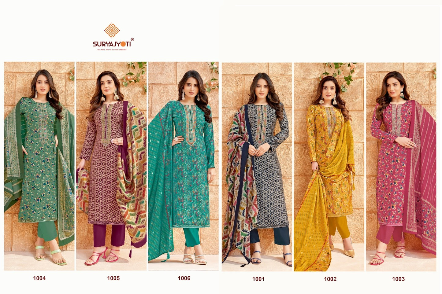 Priyanka Vol 1 Suryajyoti Modal Pant Style Suits