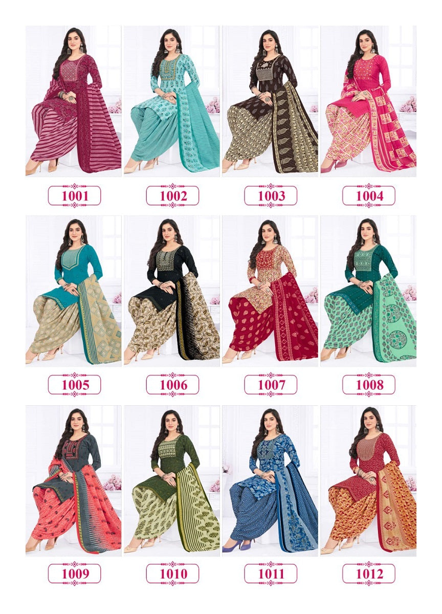 Pushpa Vol 1- With Inner Devi Readymade Cotton Patiyala Suits