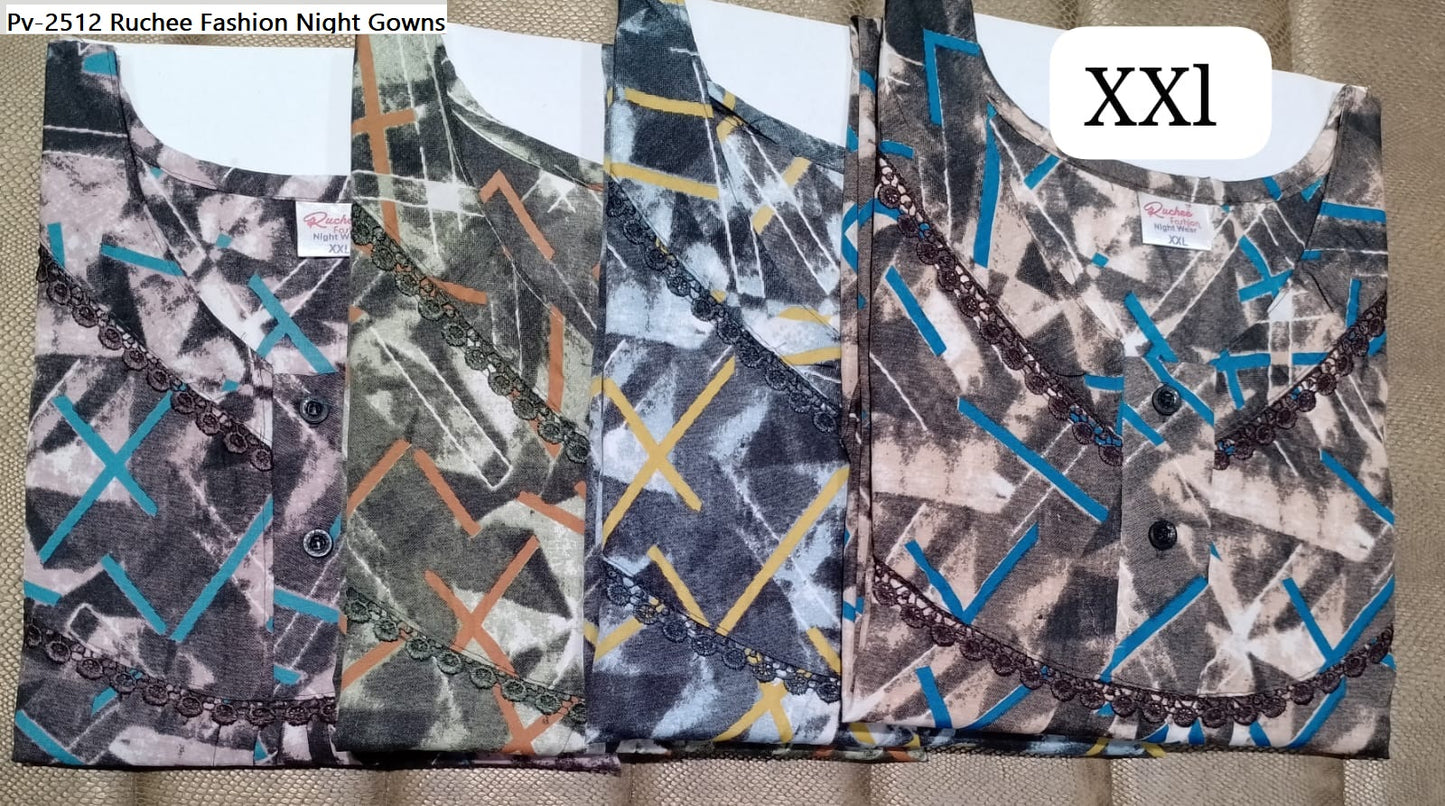 Pv-2512 Ruchee Fashion Night Gowns