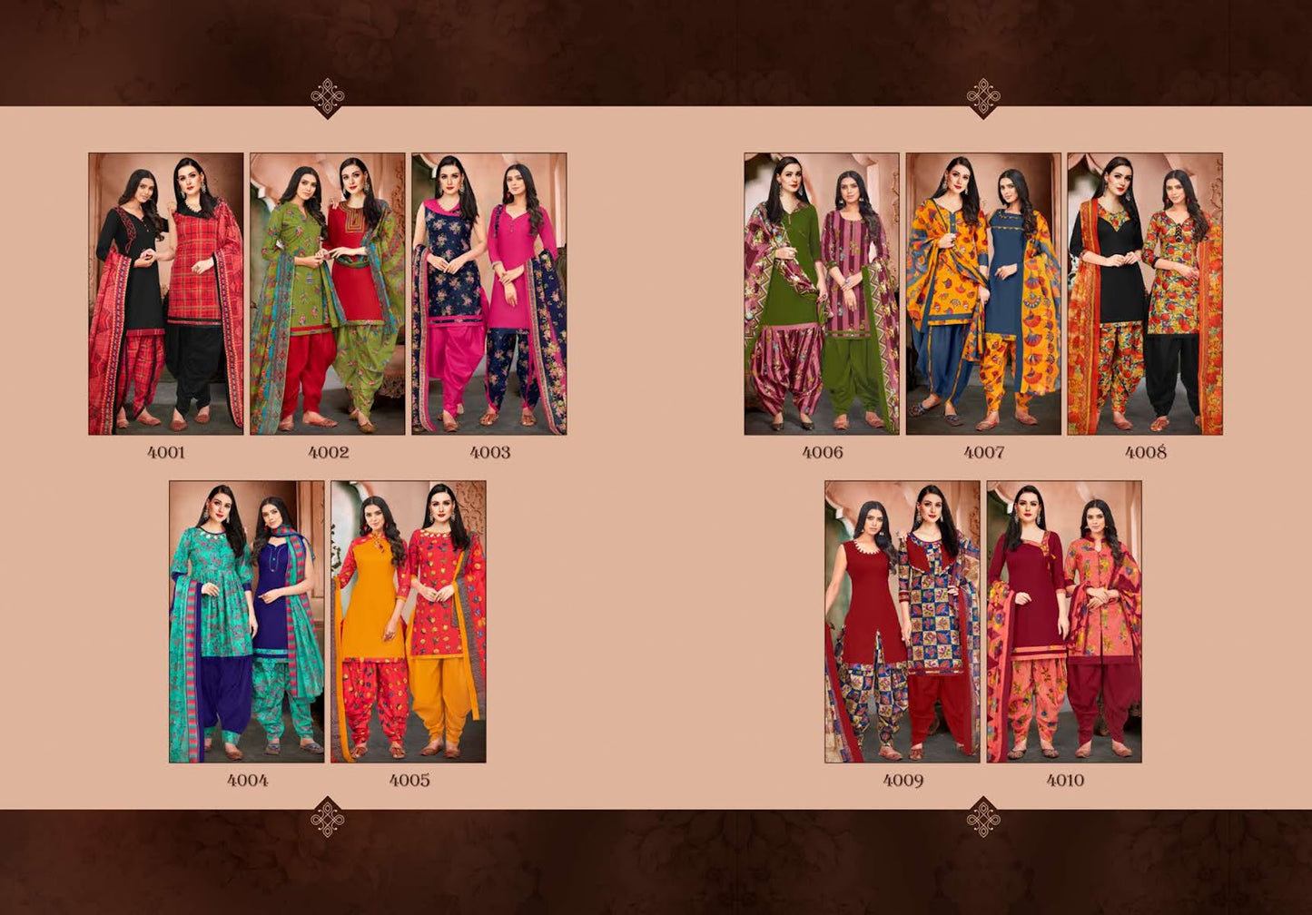 Queen Vol 4 Jiyaan Creation Readymade Cotton Patiyala Suits
