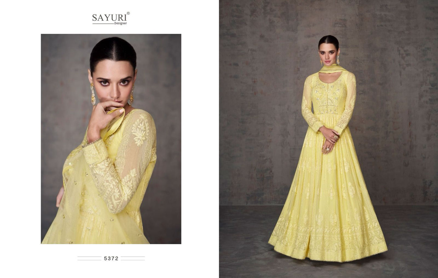 Qurbat Sayuri Georgette Gown Dupatta Set