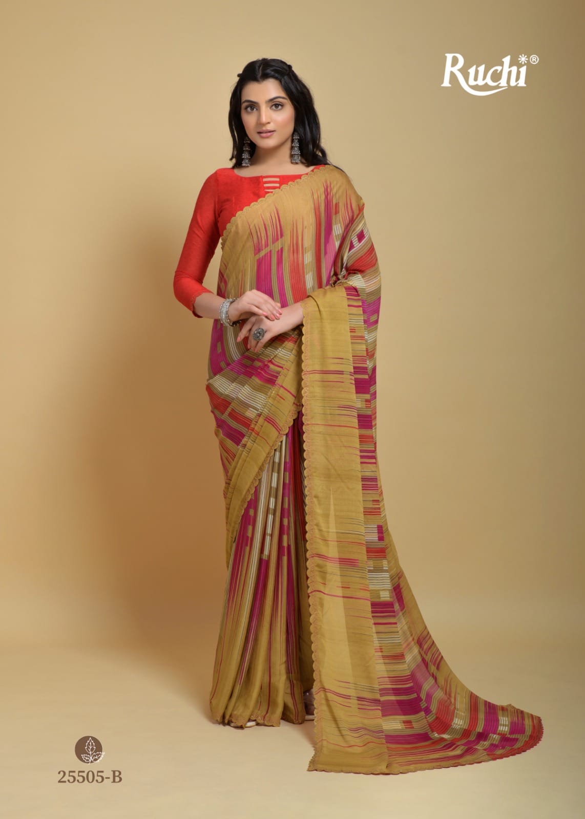 Raagsutra Ruchi Silk Georgette Sarees