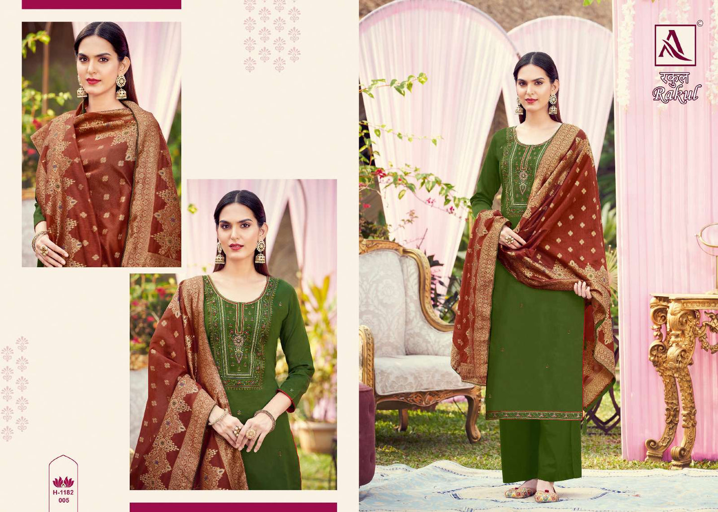 Rakul Alok Jaam Plazzo Style Suits