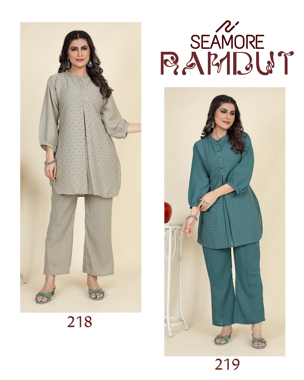 Ramdut Seamore Poly Co Ord Set