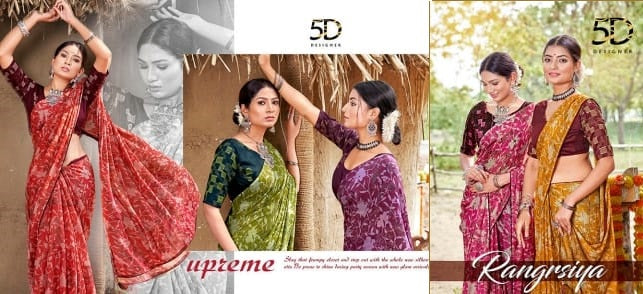 Rangrasiya 5D Designer Sarees