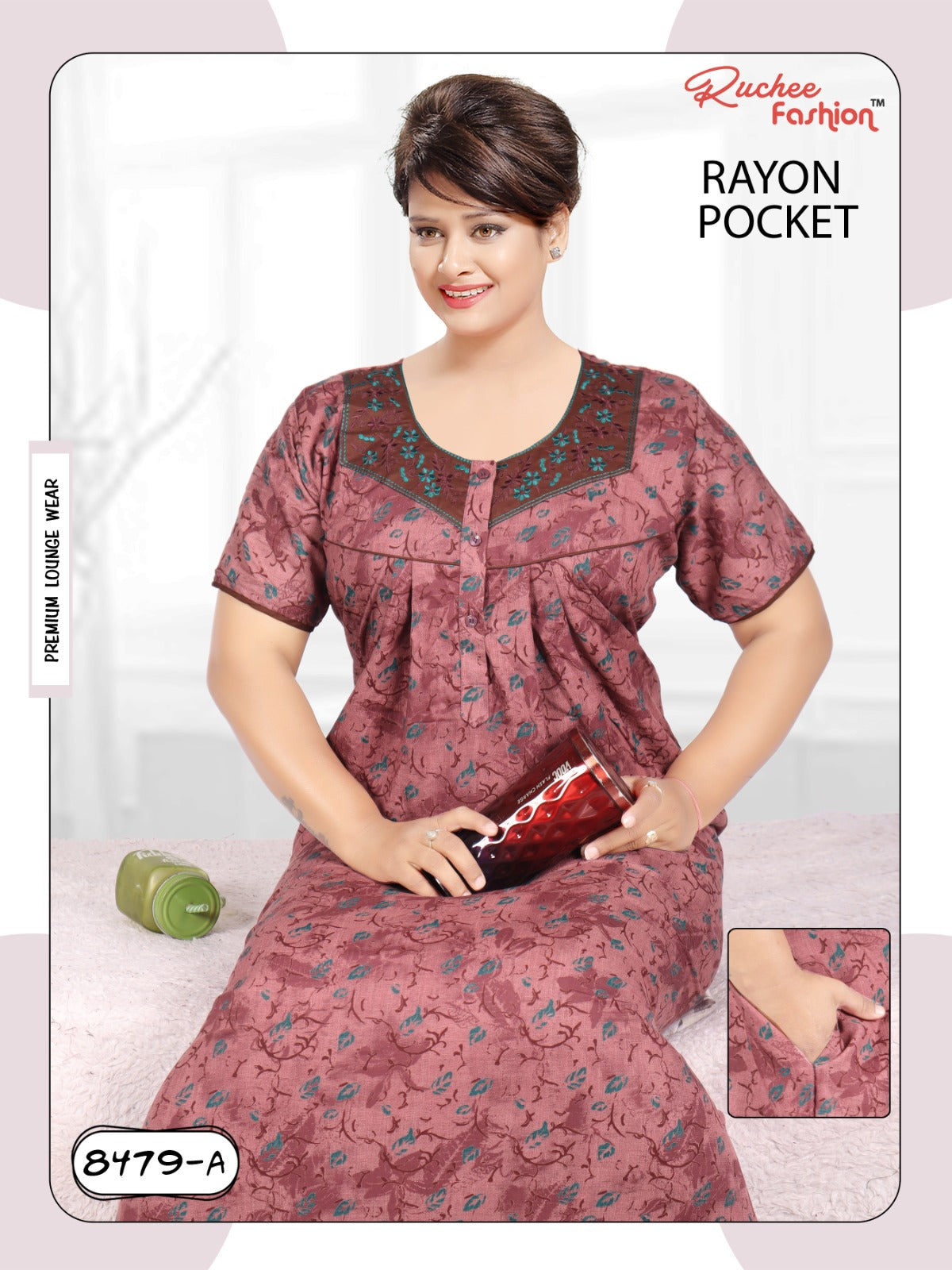 Rayon B 061223 Ruchee Fashion Night Gowns