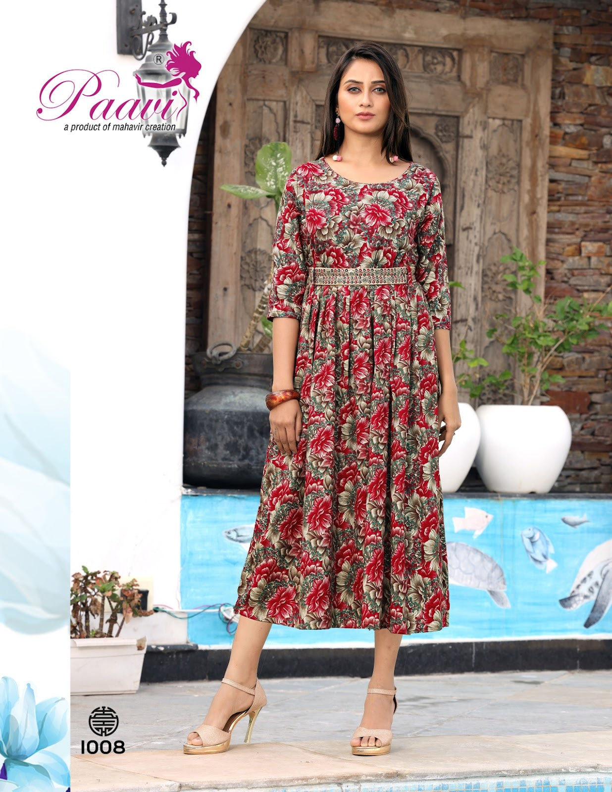 Rayon Belt Paavi One Piece