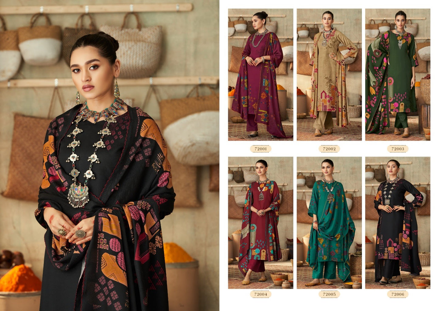 Rehnaz Sumyra Radhika Fashion Pashmina Suits