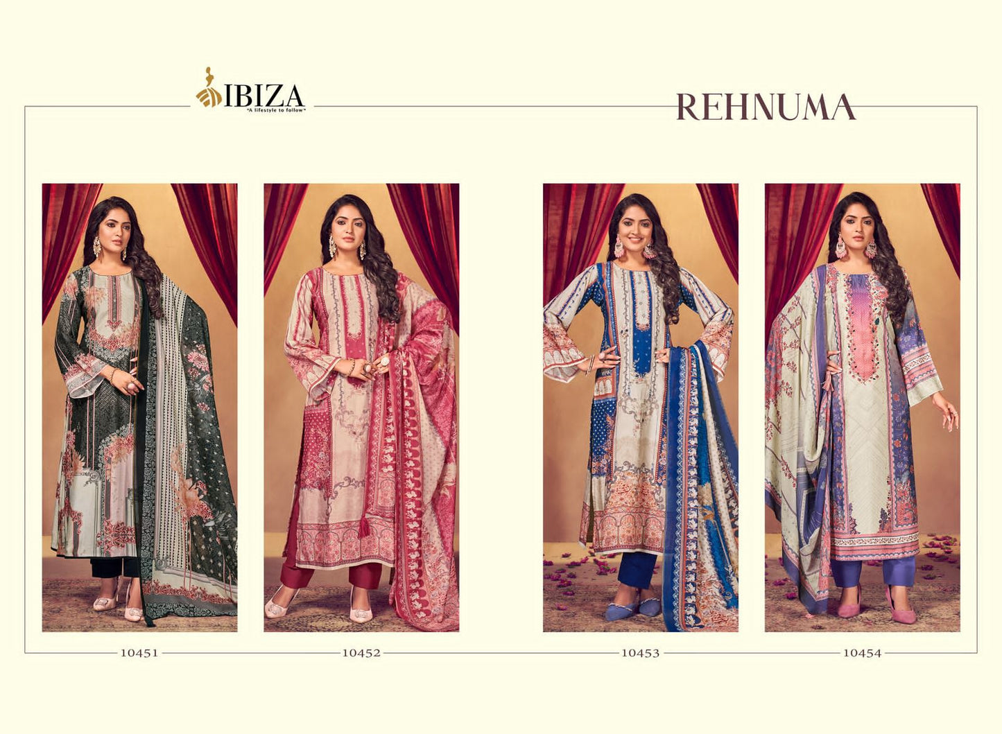 Rehnuma Ibiza Muslin Karachi Salwar Suits
