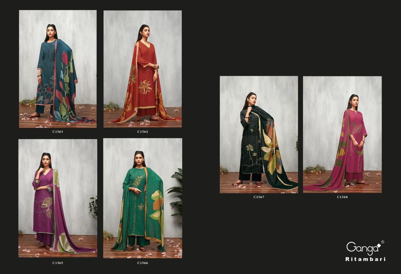 Ritambari Ganga Pashmina Suits