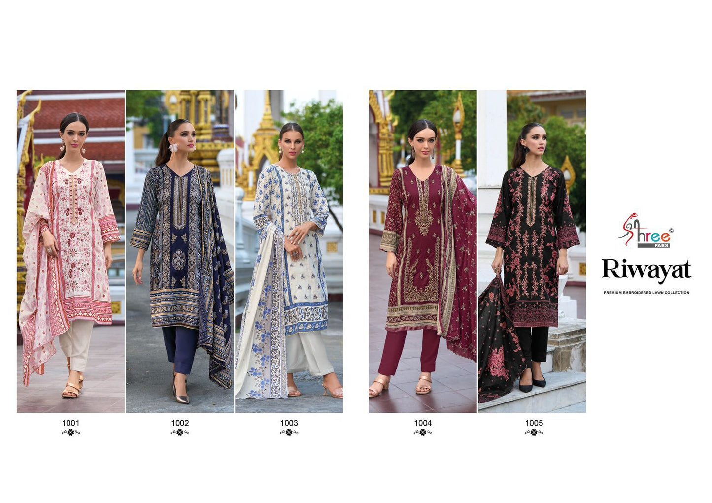 Riwayat Shree Fabs Cotton Karachi Salwar Suits