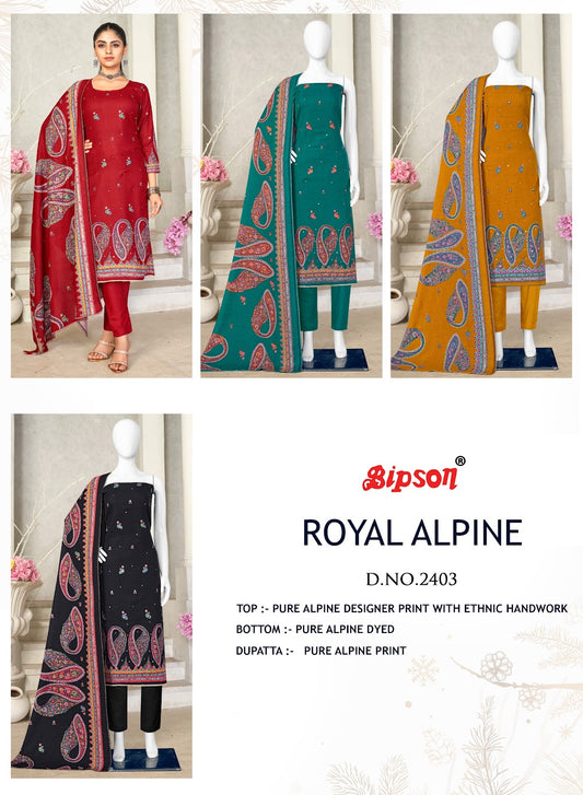 Royal Alpine 2403 Bipson Prints Pant Style Suits
