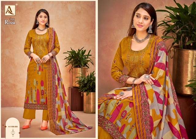 Roza 2 Alok Plazzo Style Suits
