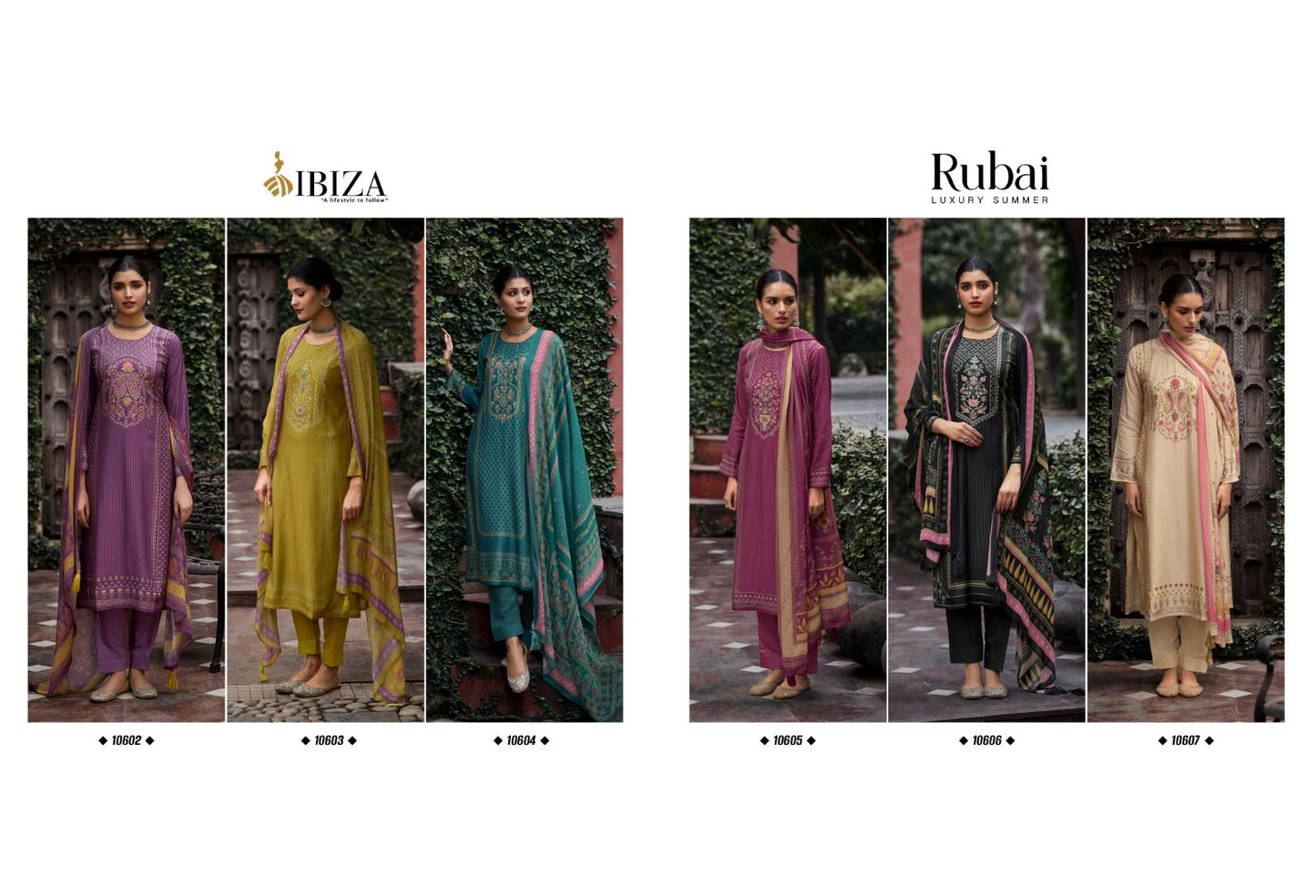Rubai Ibiza Muslin Pant Style Suits