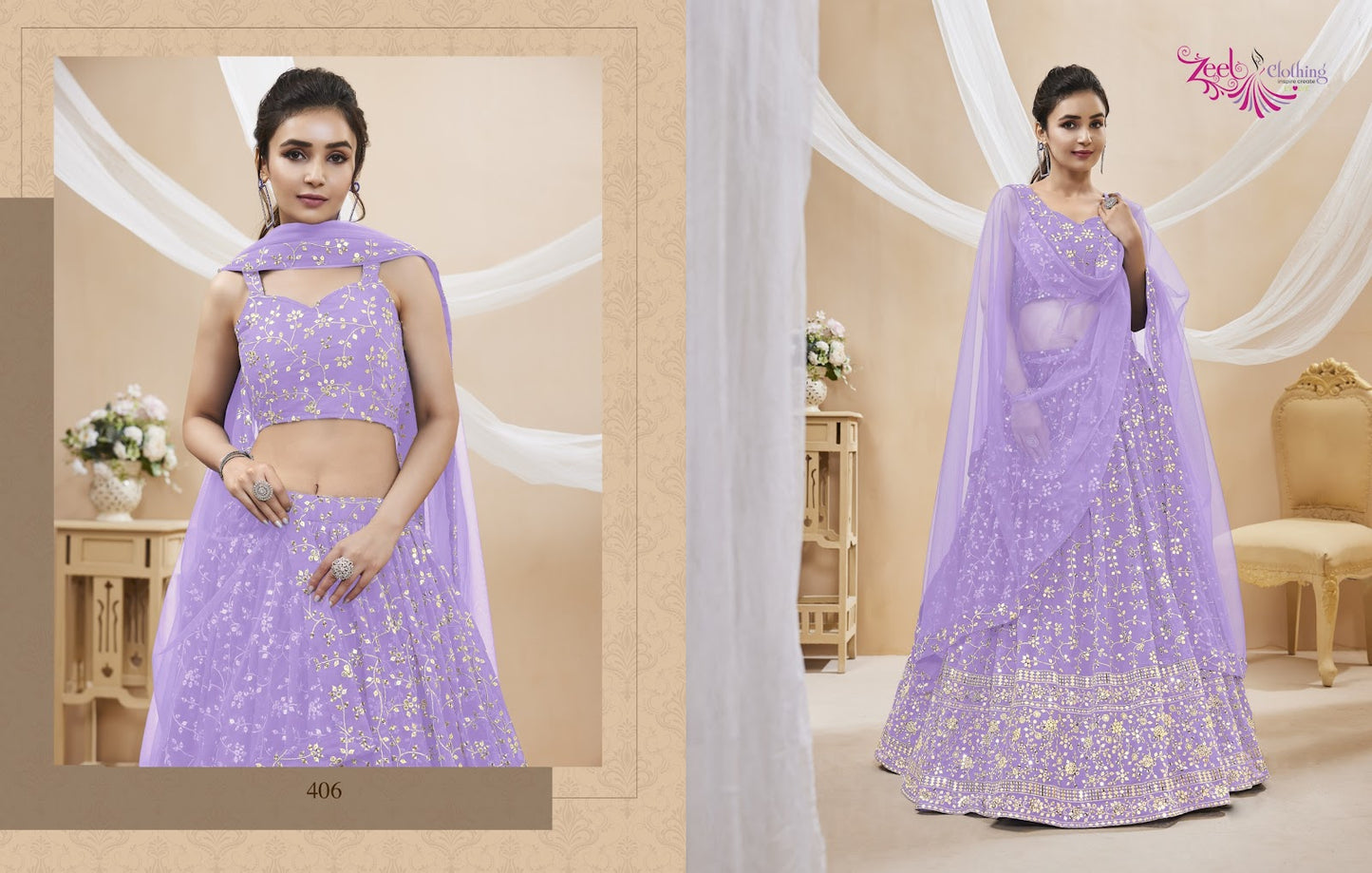 Ruhana Vol 1 Zeel Georgette Lehenga Choli