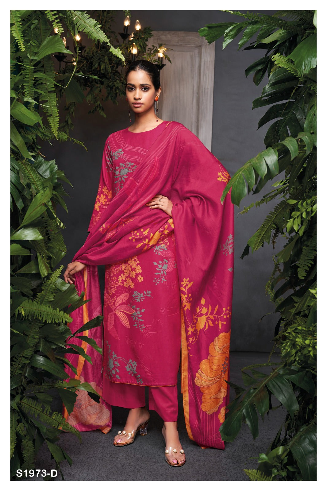 S1973-Abcd Teya Ganga Pashmina Suits