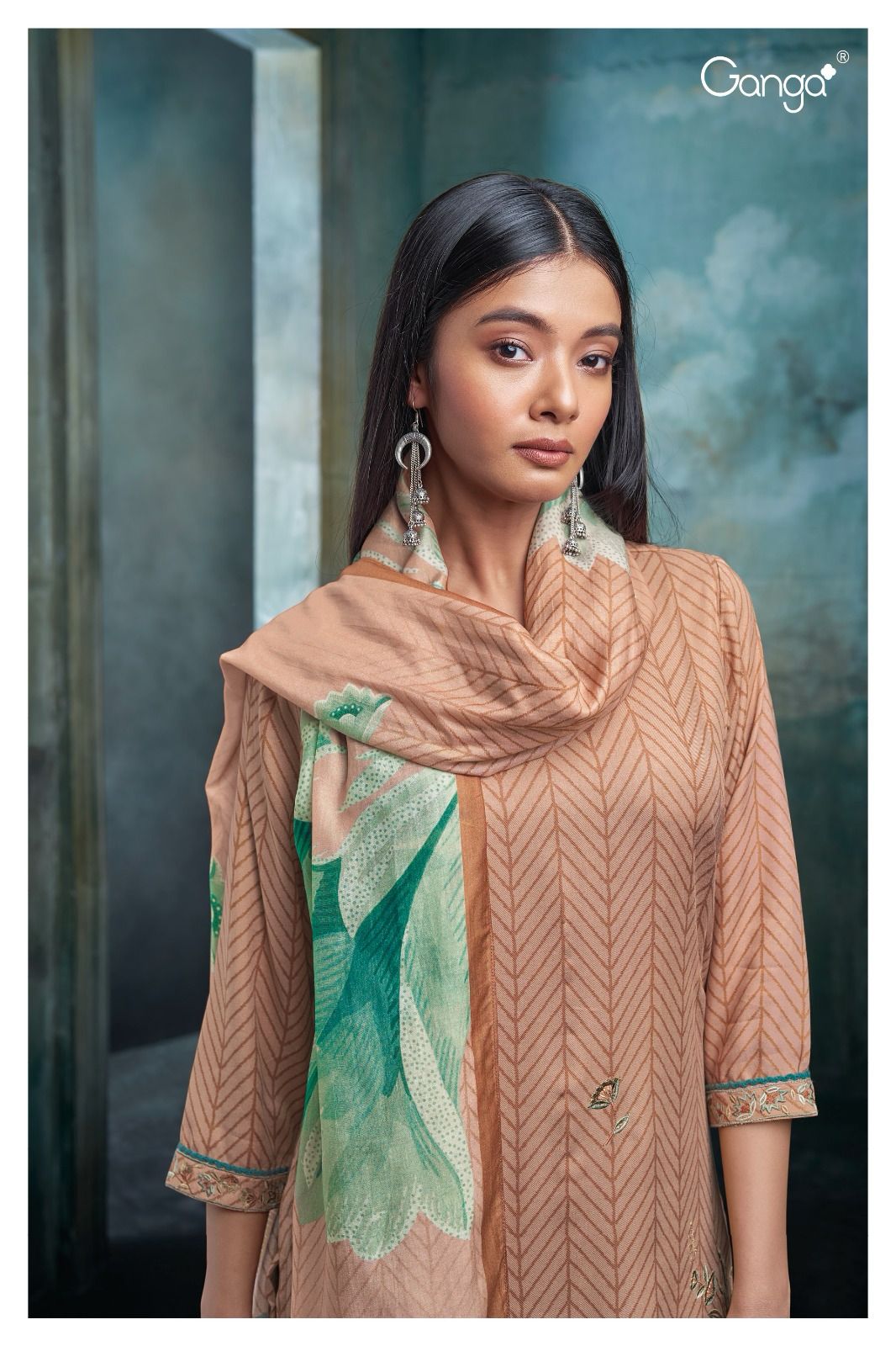S2087-Abcd Myley Ganga Pashmina Suits