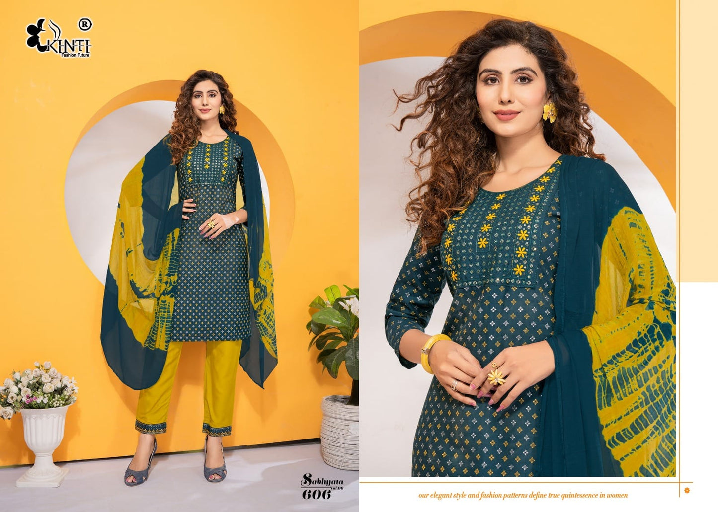 Sabhyata Vol 6 Kinti Rayon Readymade Pant Style Suits