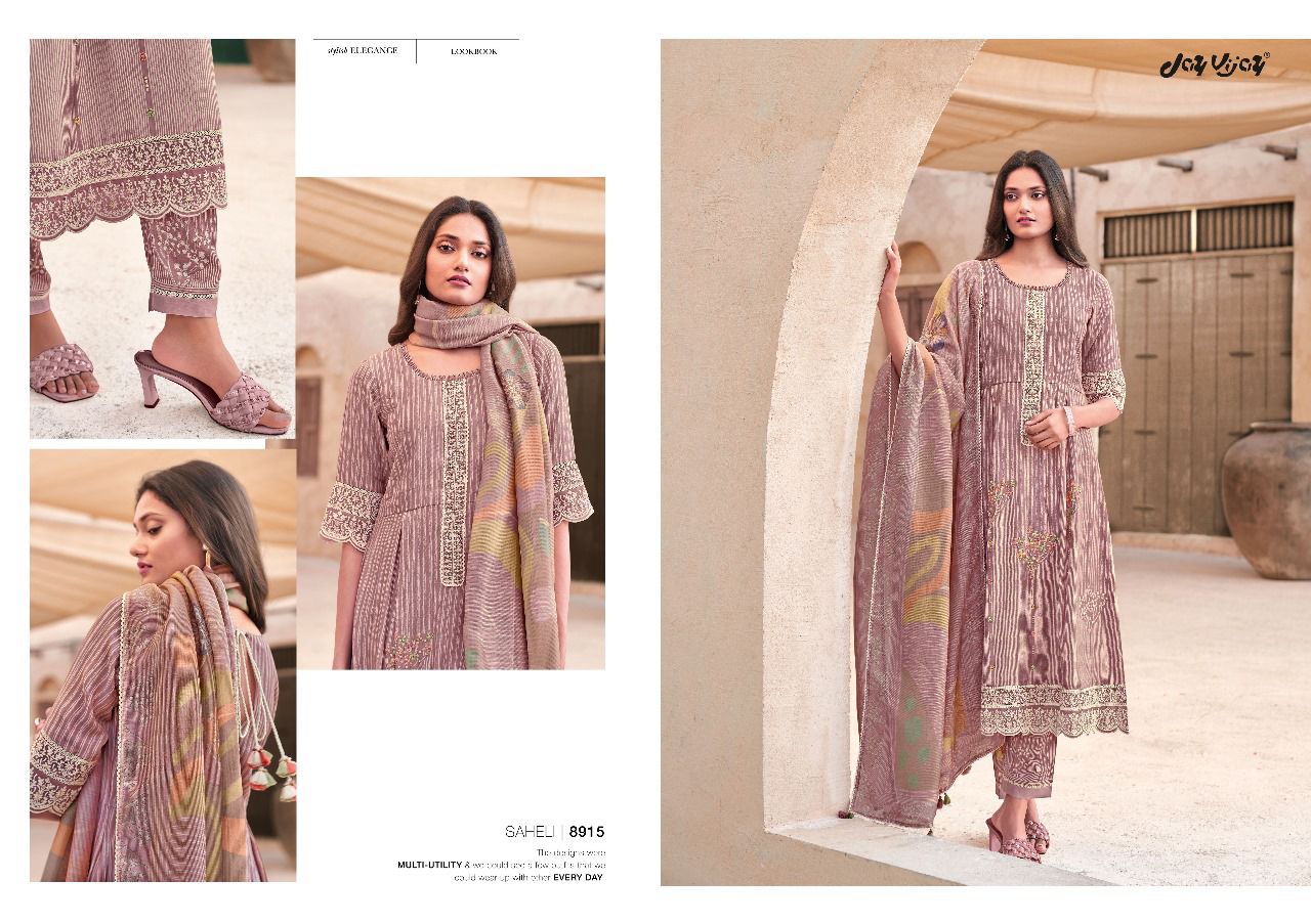 Saheli Jay Vijay Muslin Pant Style Suits