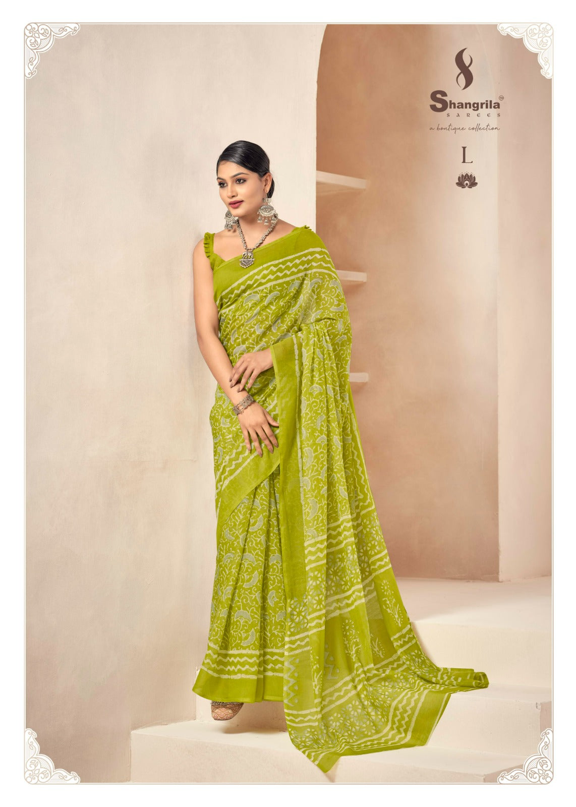 Sale-Sale Mulmul Cotton Vol 25 Shangrila Sarees