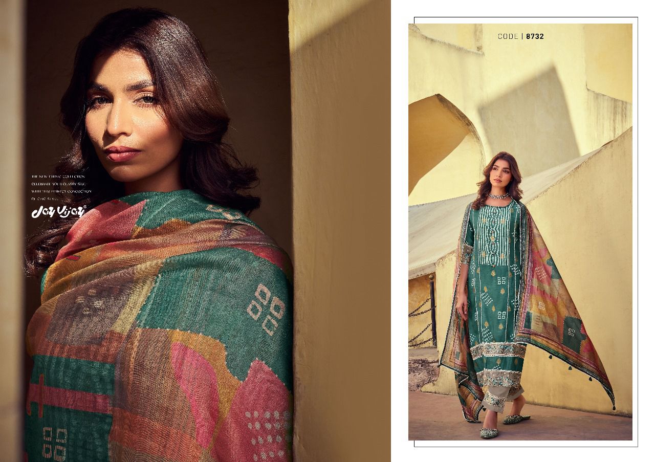 Samaa Jay Vijay Muslin Silk Pant Style Suits