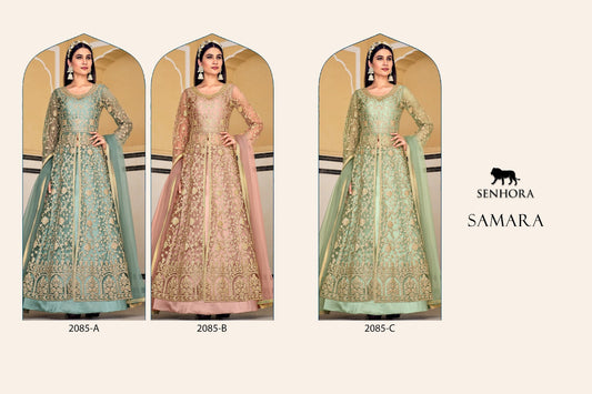 Samara-2085 Senhora Butterfly Net Pakistani Salwar Suits