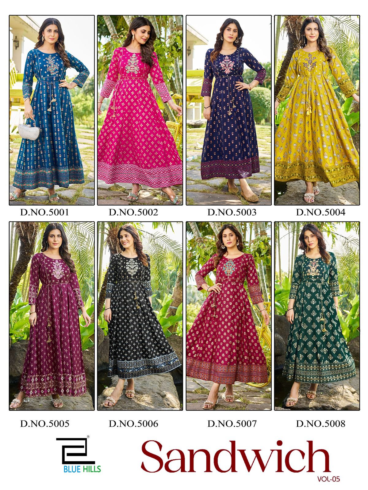 Sandwich Vol 5 Blue Hills Rayon One Piece Gown