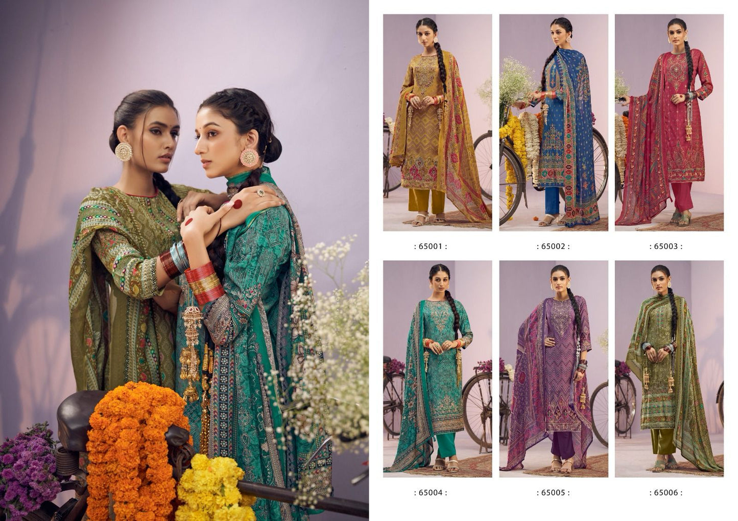 Sanjaa Nishant Fashion Viscose Muslin Pant Style Suits