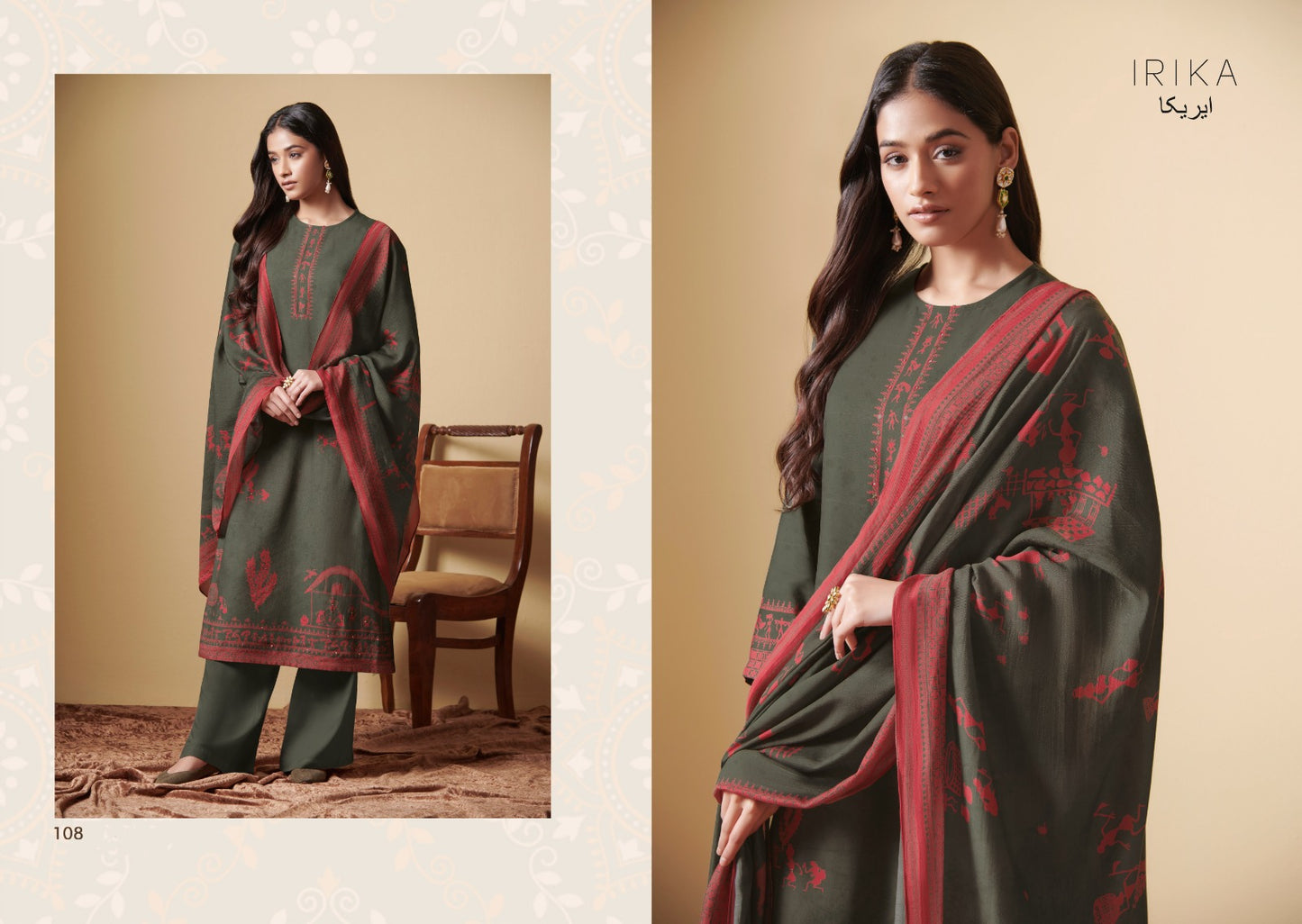 Sarah Irika Pashmina Suits