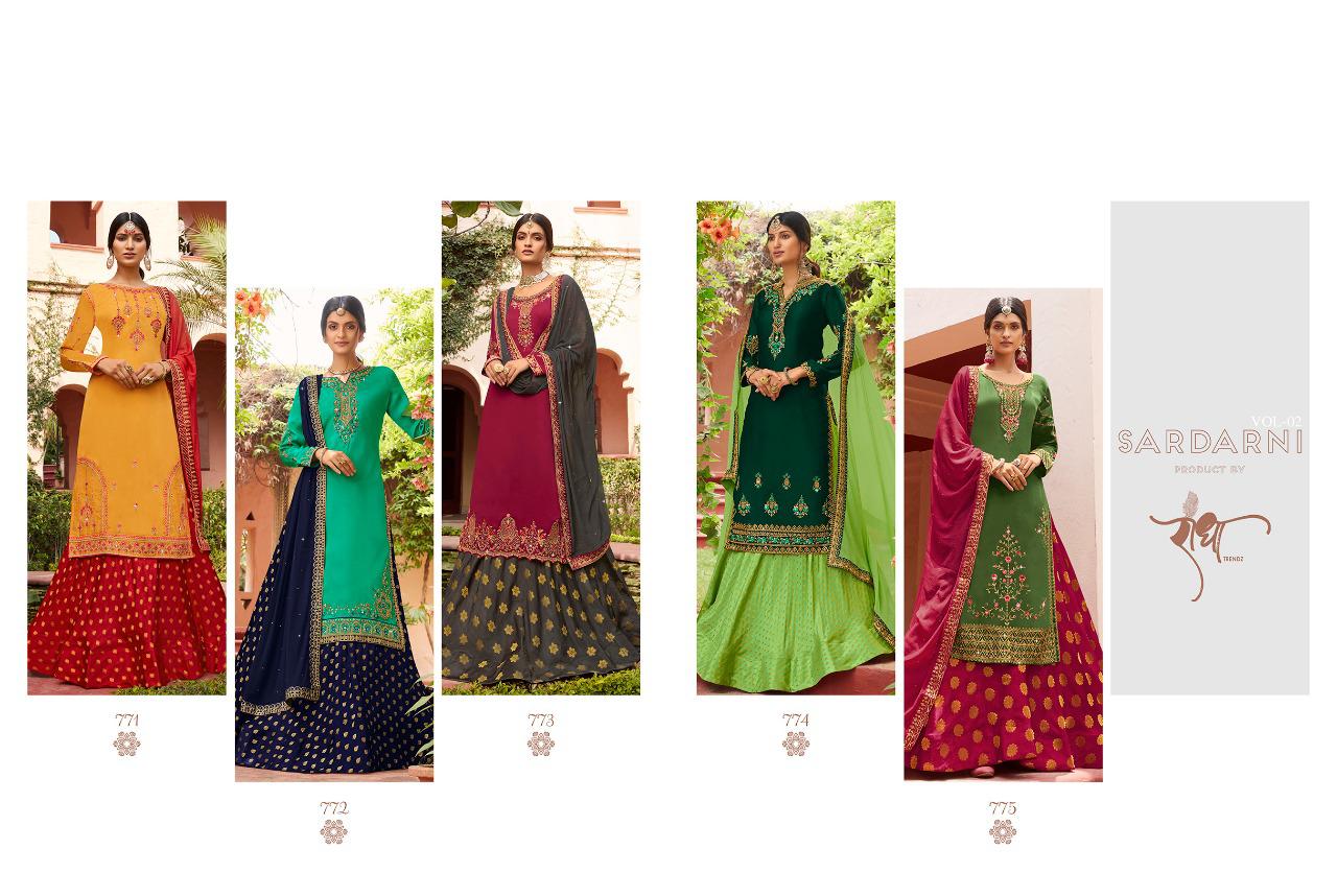 Sardarani Vol 2 Radha Trendz Georgette Sharara Style Suits
