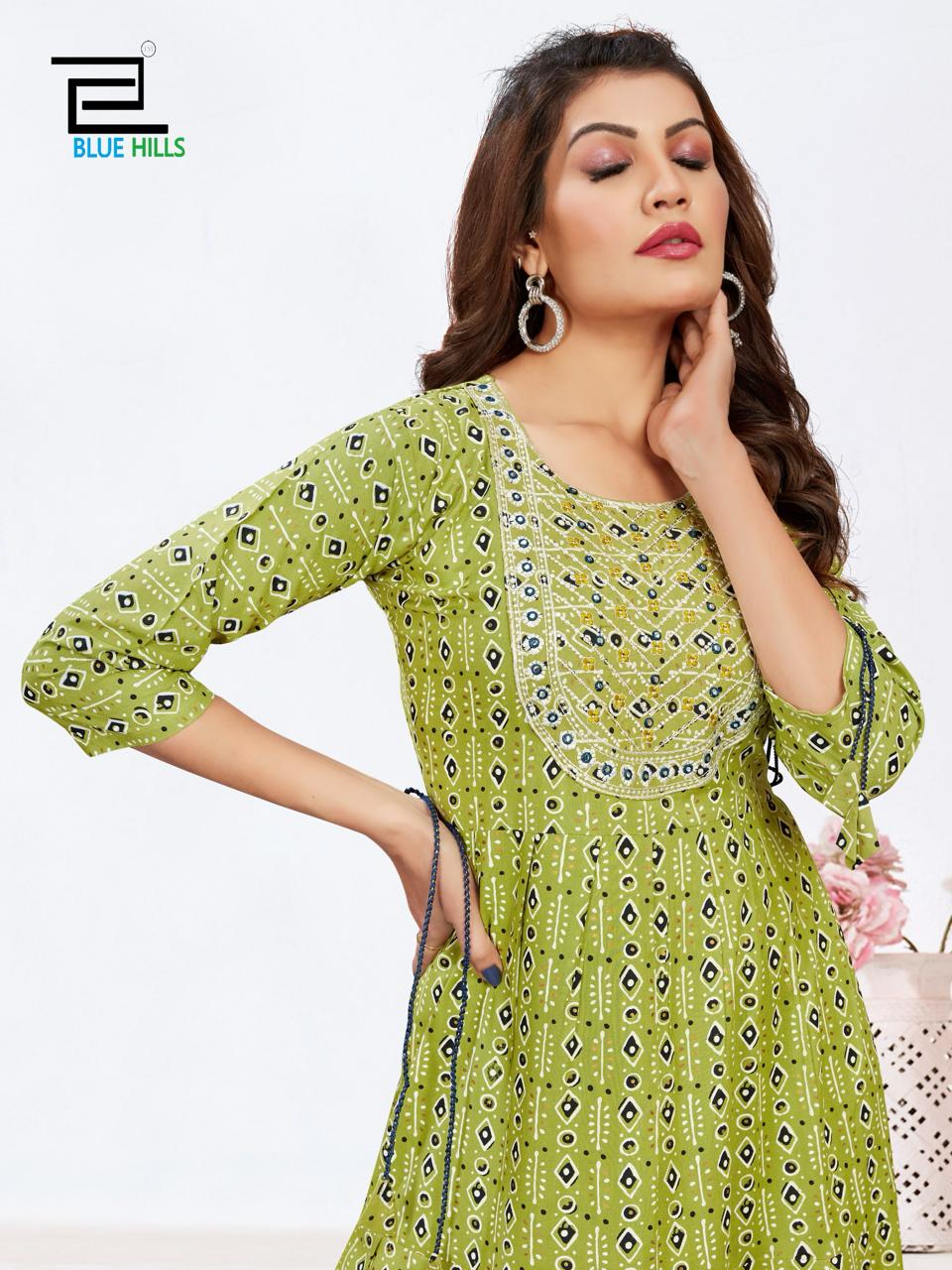 Sarfaraz Vol 15 Blue Hills Rayon One Piece