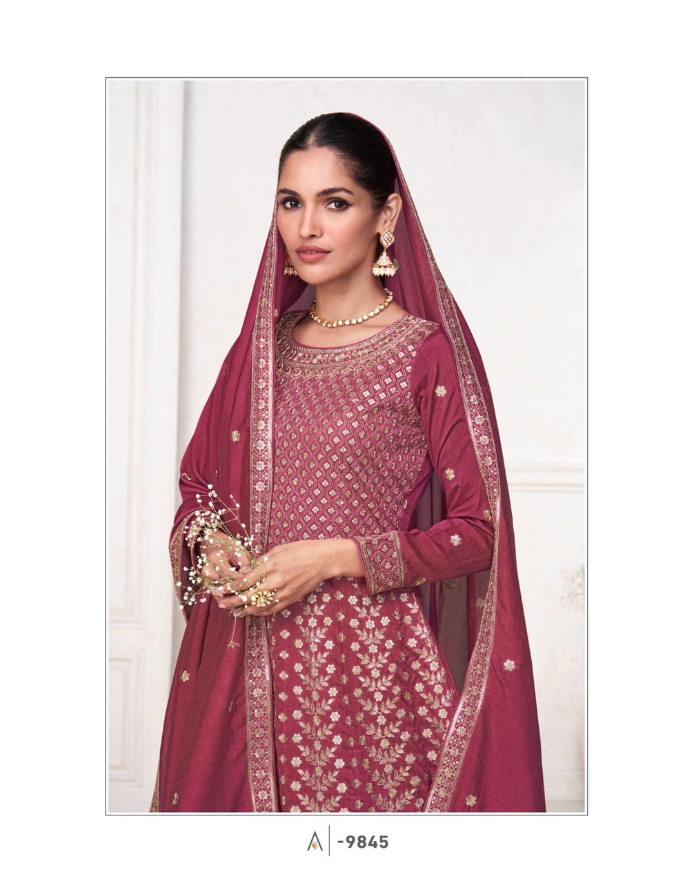 Sargam Aashirwad Creation Silk Readymade Pant Style Suits