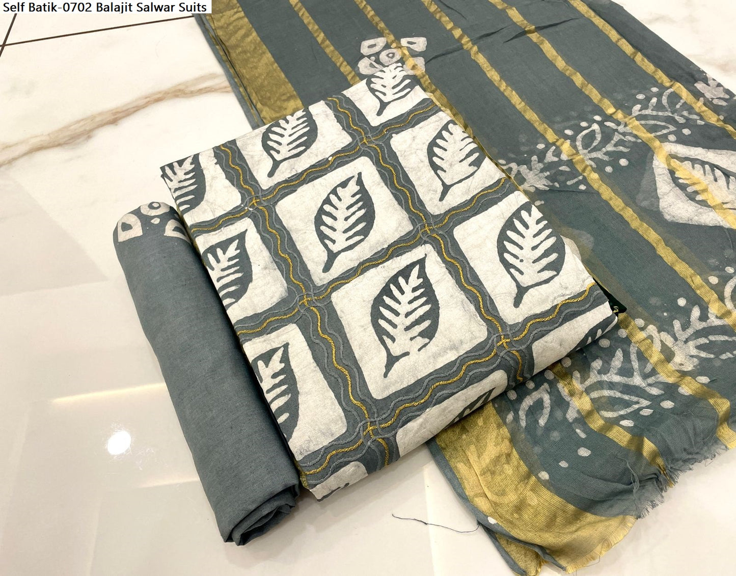 Self Batik-0702 Balajit Cotton Salwar Suits